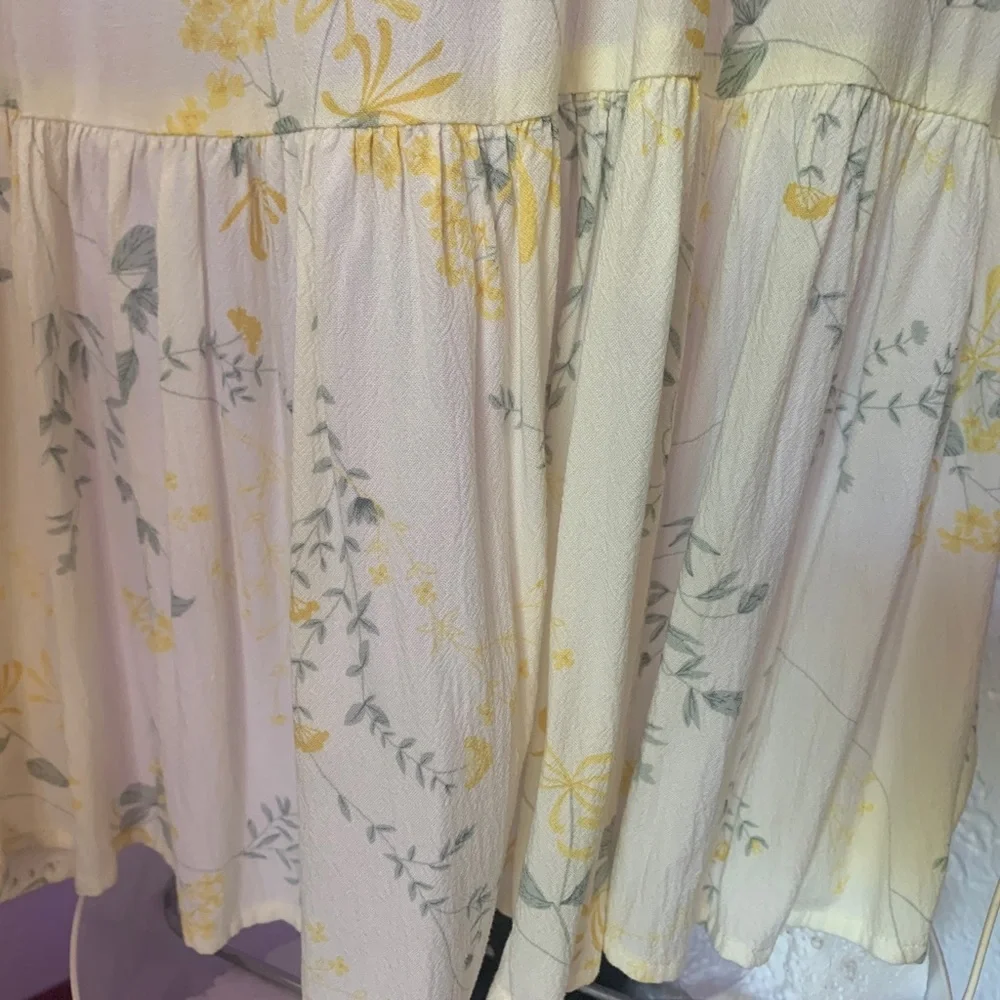 Lucky Sophie Maxi Pale Yellow Wrap Dress - Picture 6 of 7